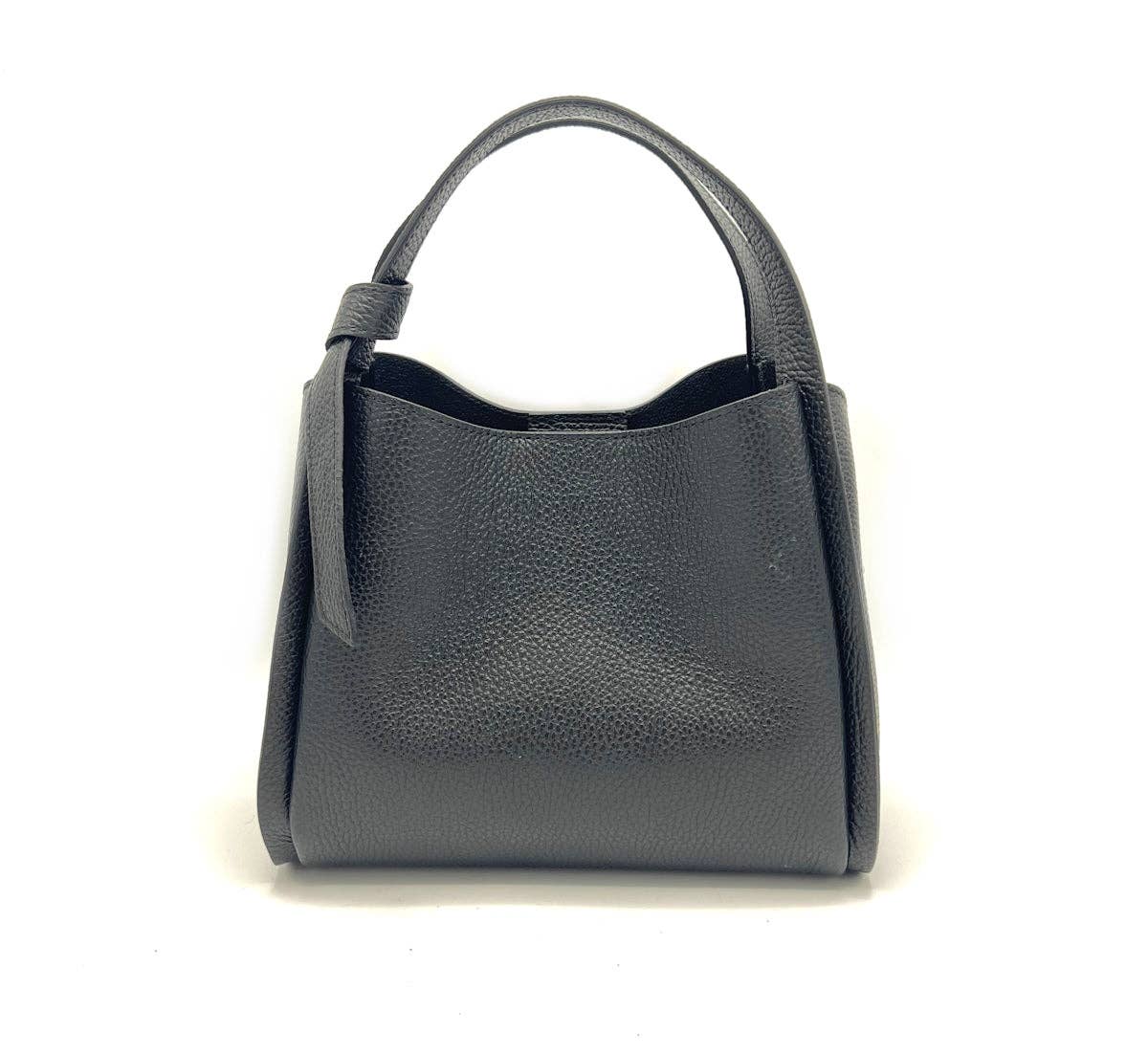 Genuine leather handbag, Made in Italy