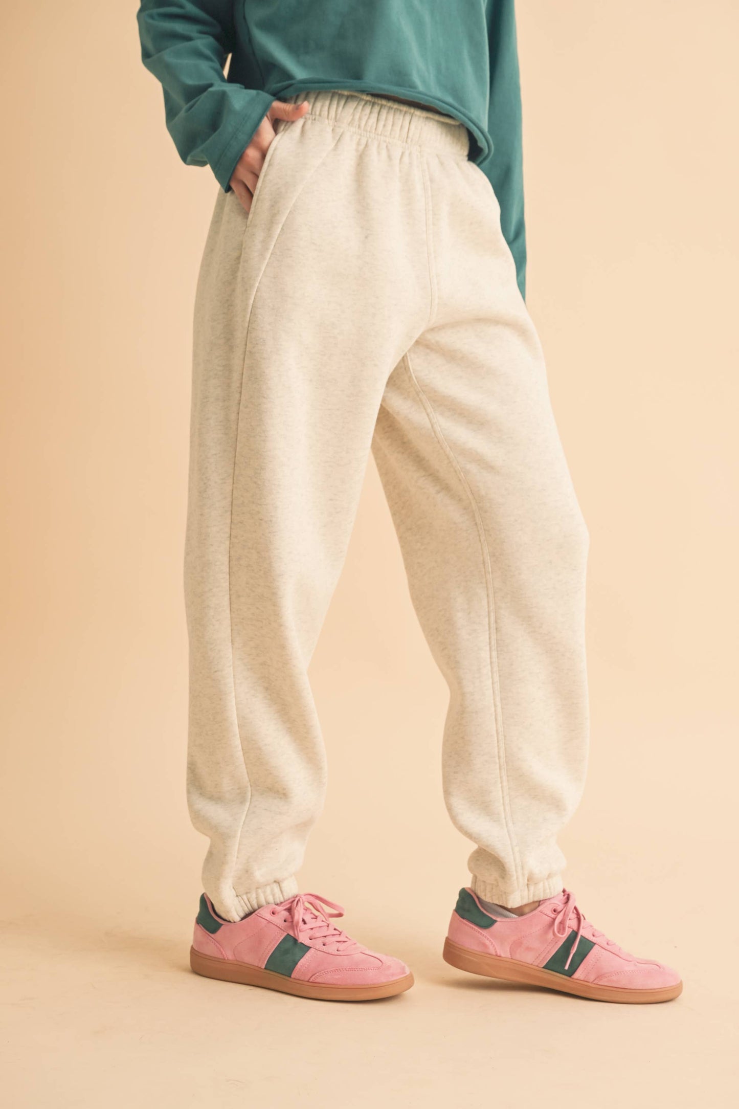 COURTNEY: Heather Grey Joggers