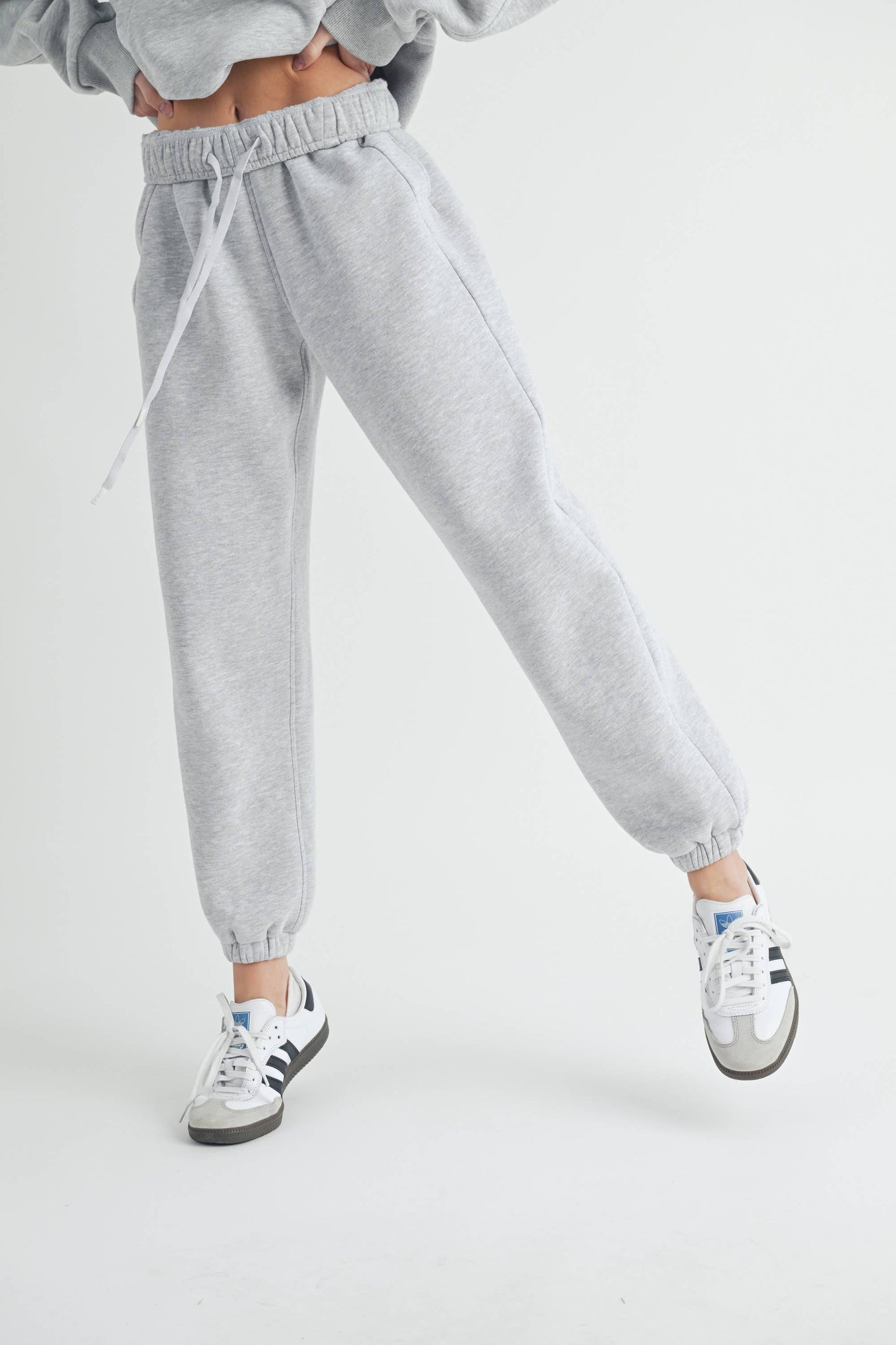 COURTNEY: Heather Grey Joggers
