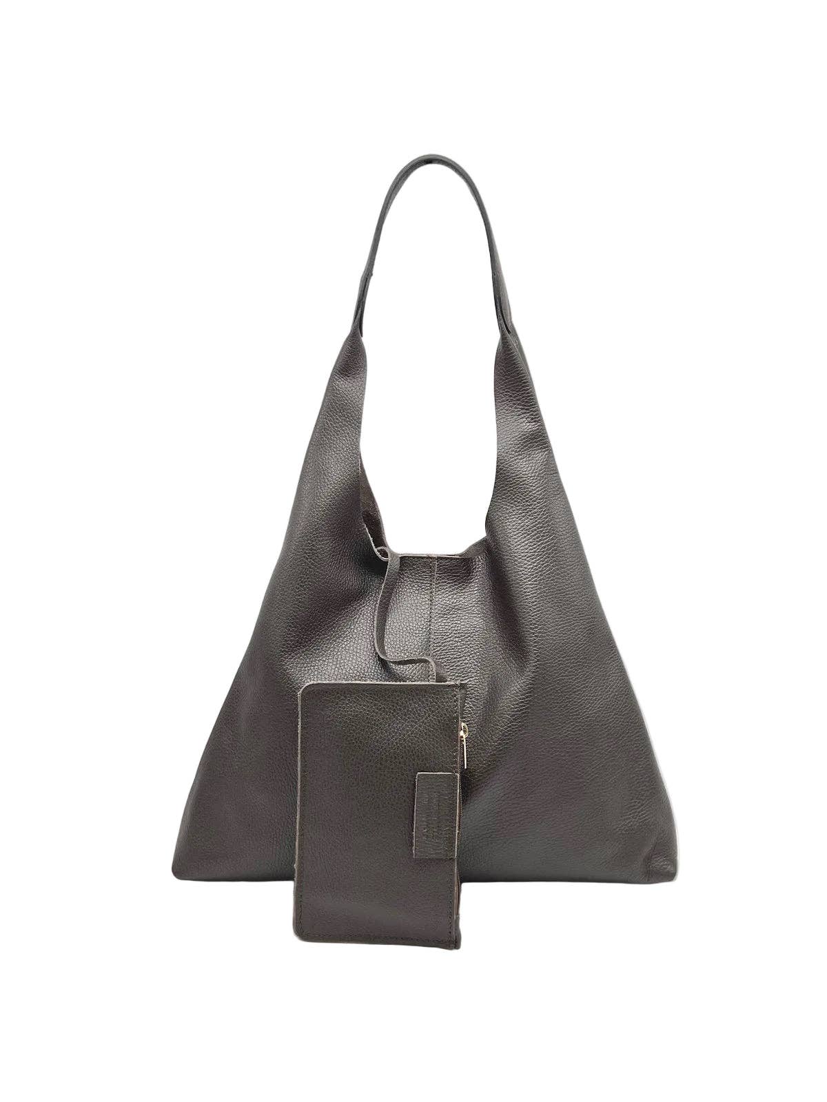 CASSANDRA: Leather Hobo Bag