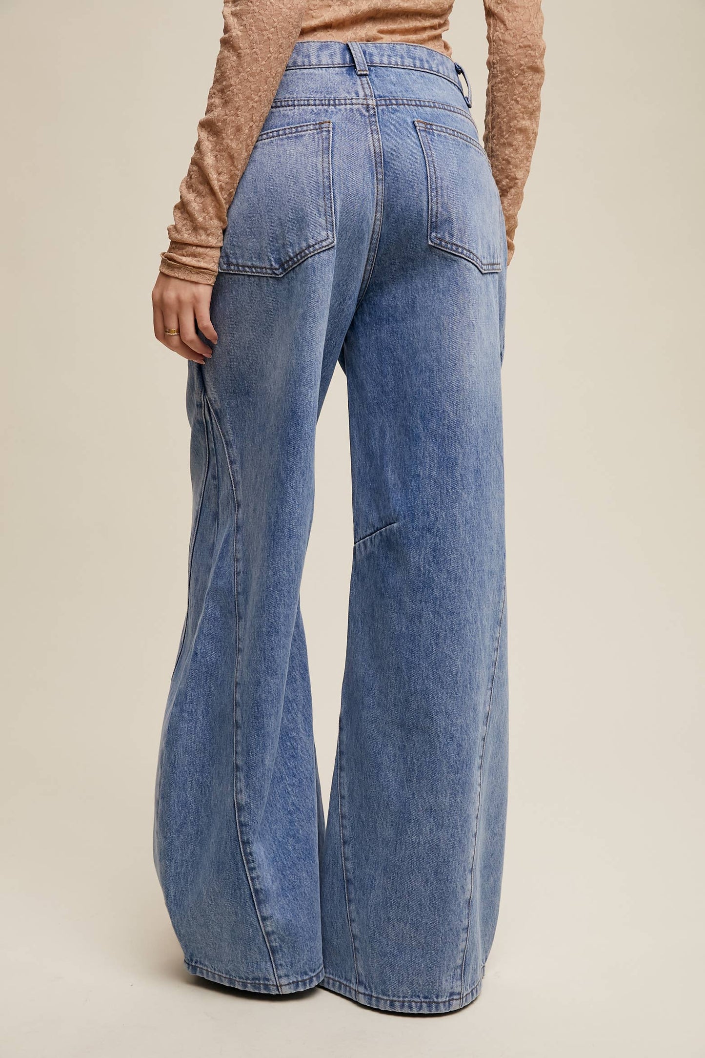 ALLY- wide leg denim