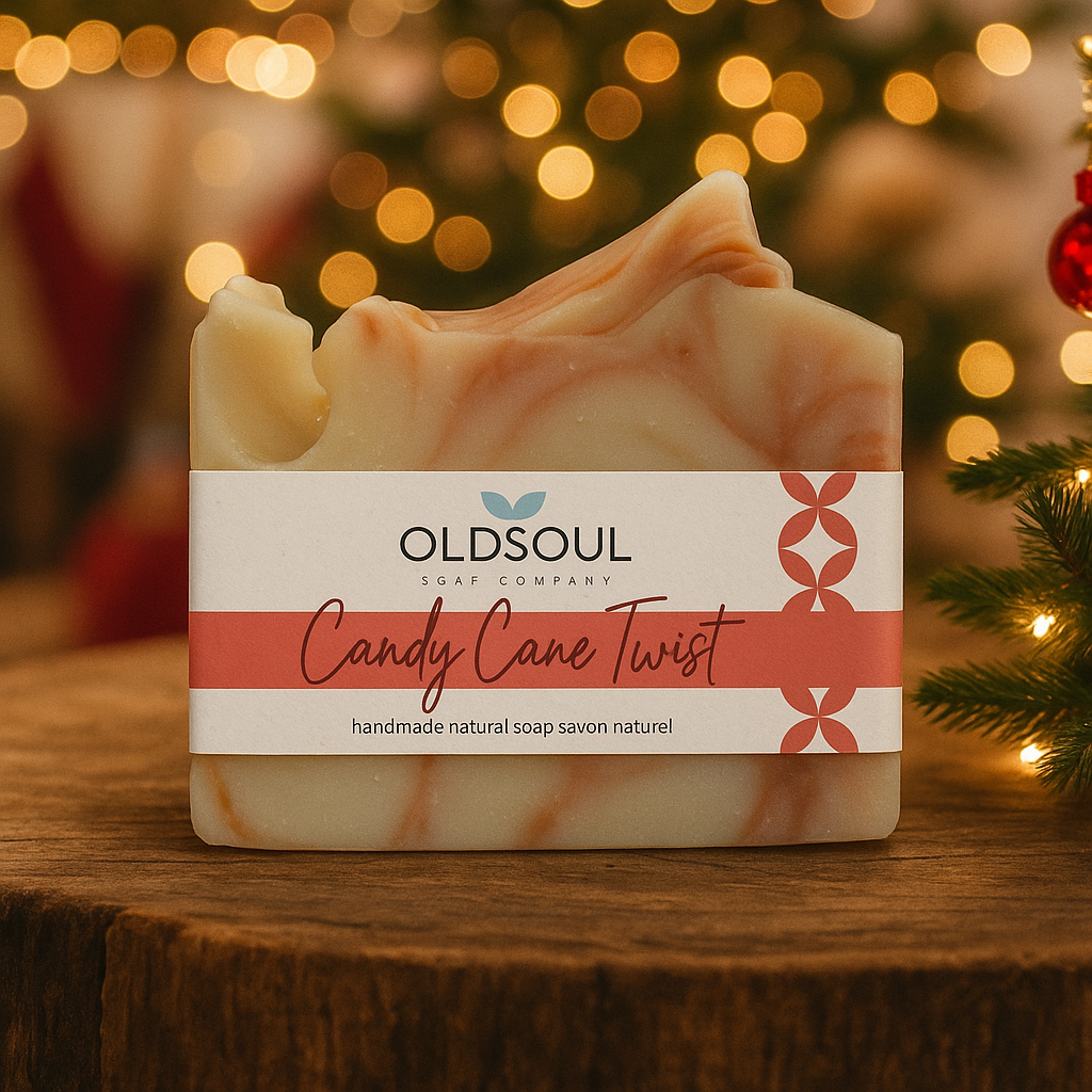 Candy Cane Twist Soap