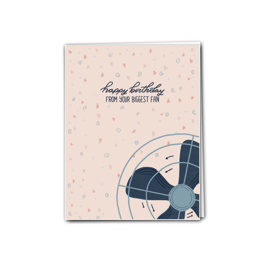 Biggest Fan Birthday Card