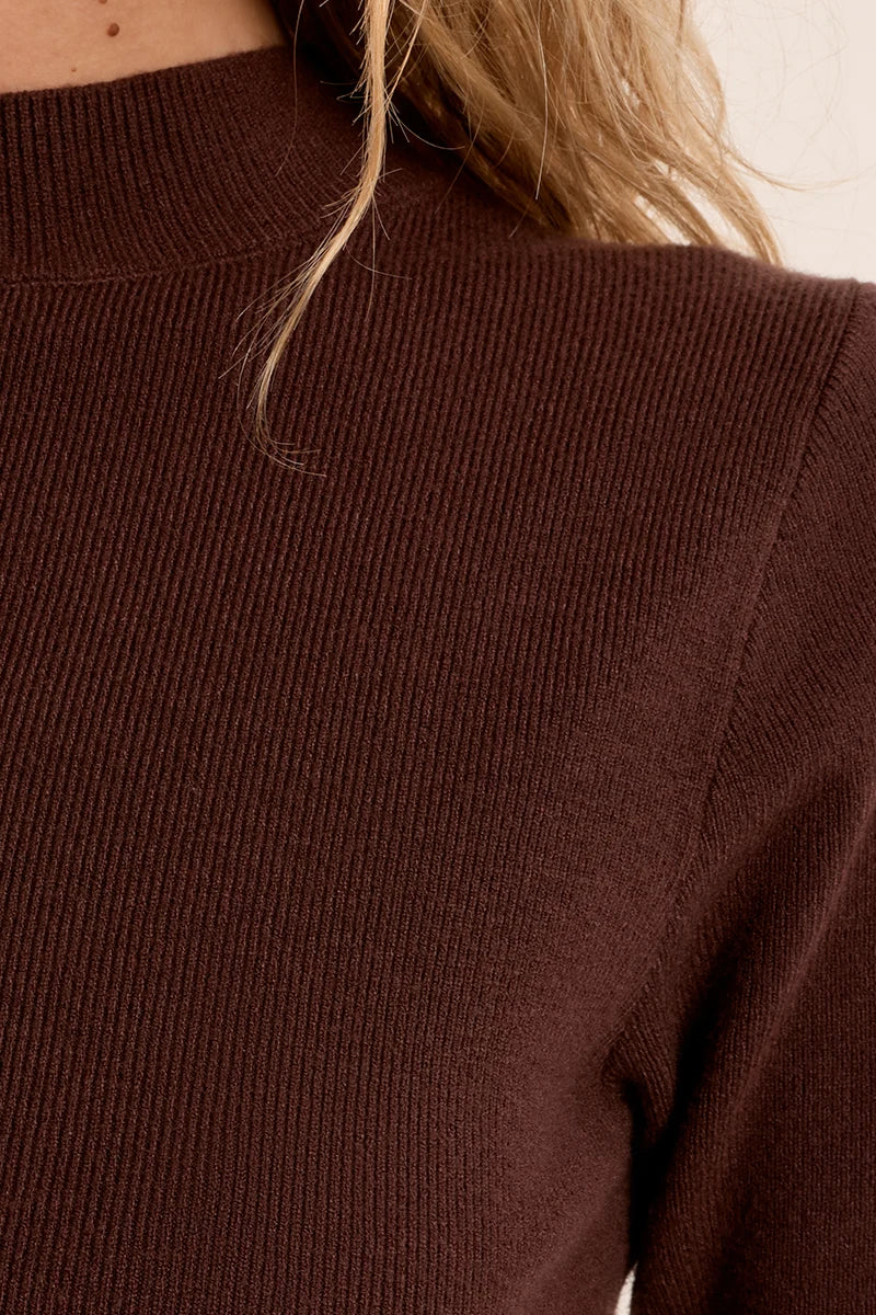 KAROLYN- Turleneck Sweater Short Sleeve