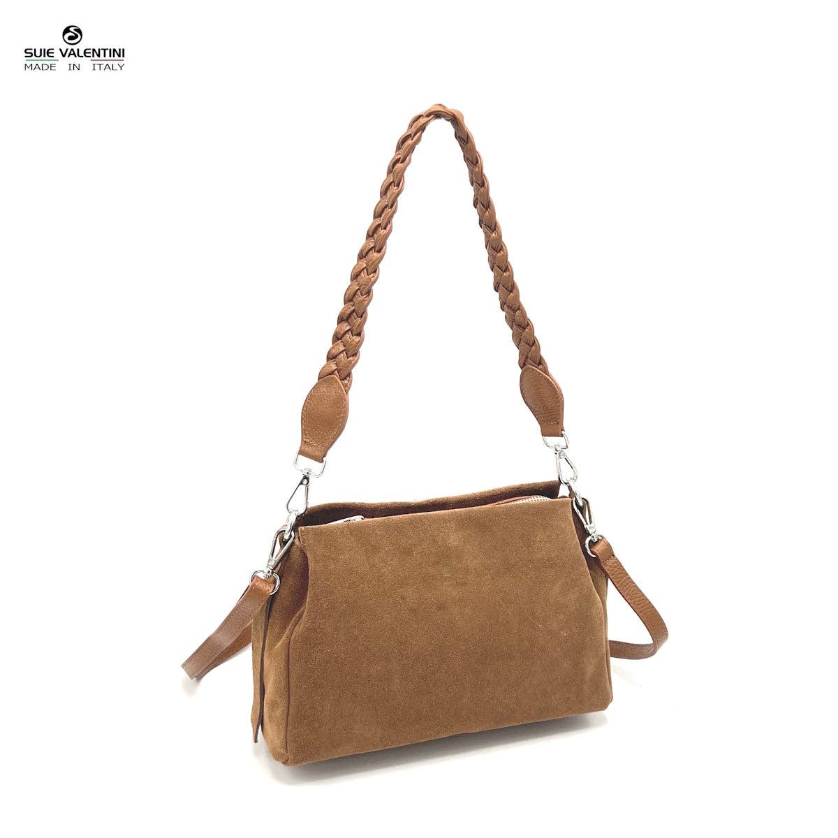 LILA- Suede leather shoulder bag