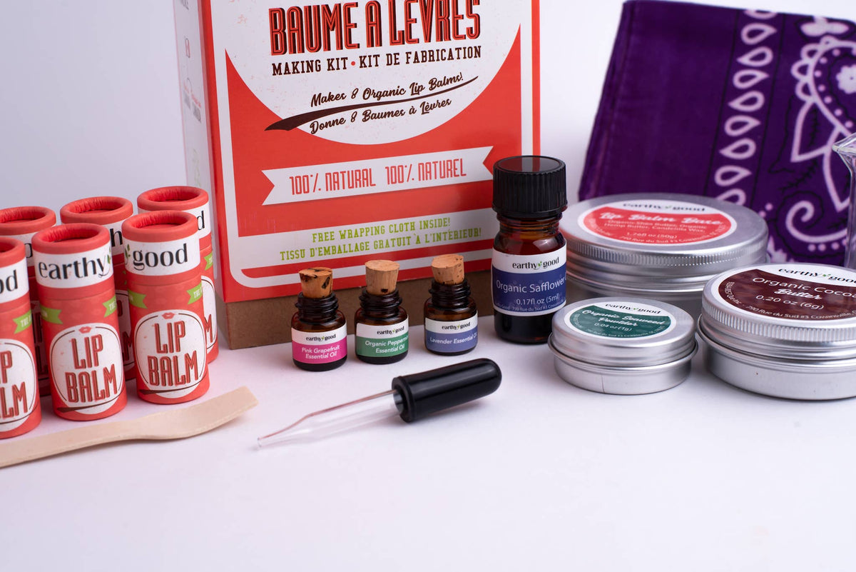Earthy Good Organic DIY Lip Balm Kit (Adults)
