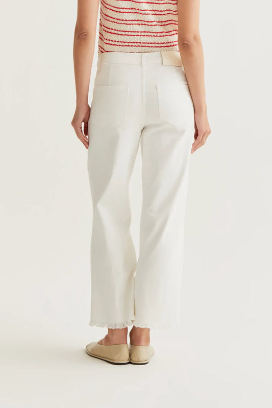 IVORY- Capri Denim