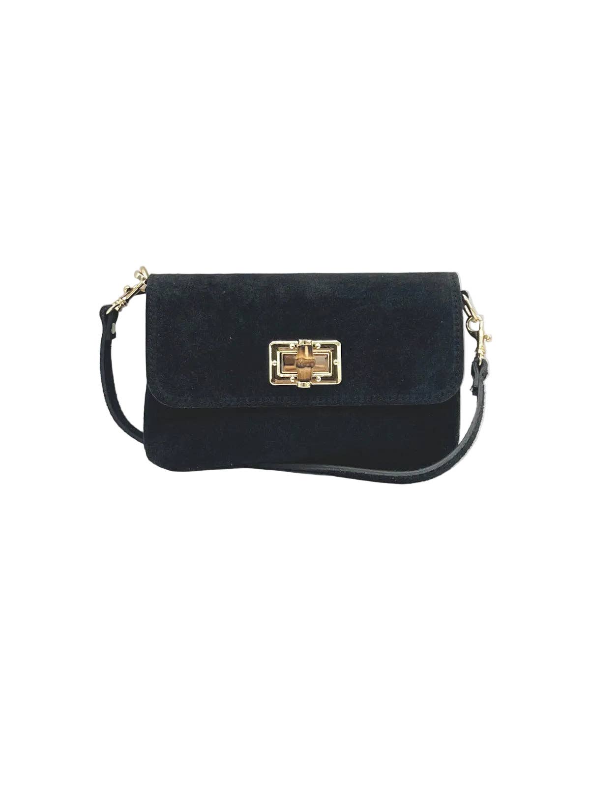VALENCIA- Women's Suede Mini Flap Shoulder Bag