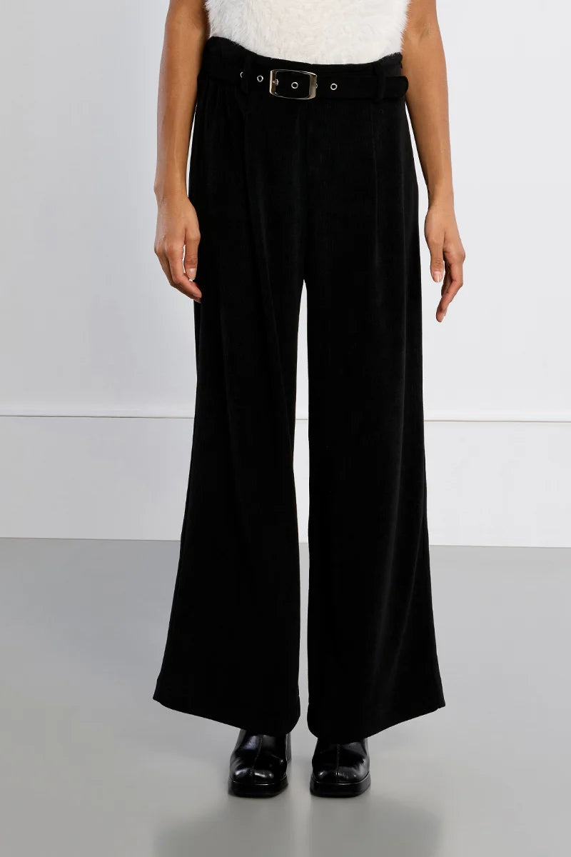 SARAH- High Waisted Corduroy Trousers