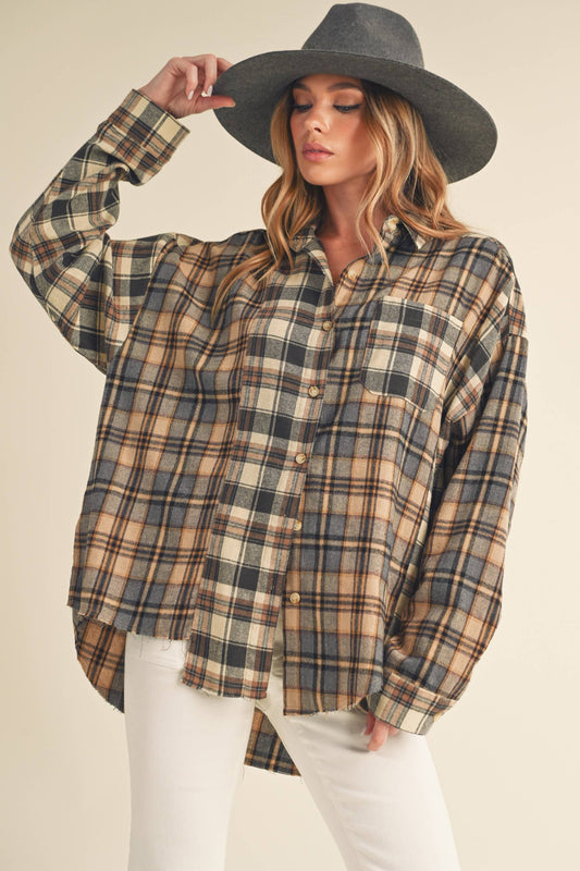 KACEY: Flannel Shirt