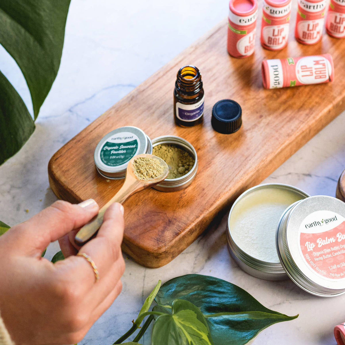 Earthy Good Organic DIY Lip Balm Kit (Adults)
