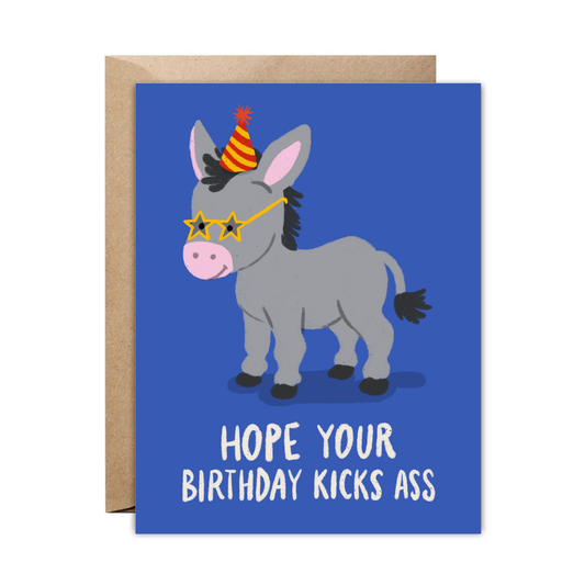Kick Ass Birthday Card