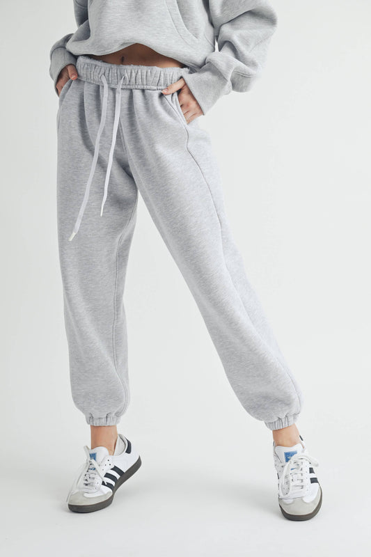 COURTNEY: Heather Grey Joggers
