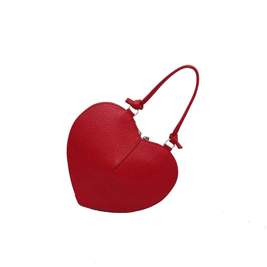 Heart Bag Genuine leather shoulder bag