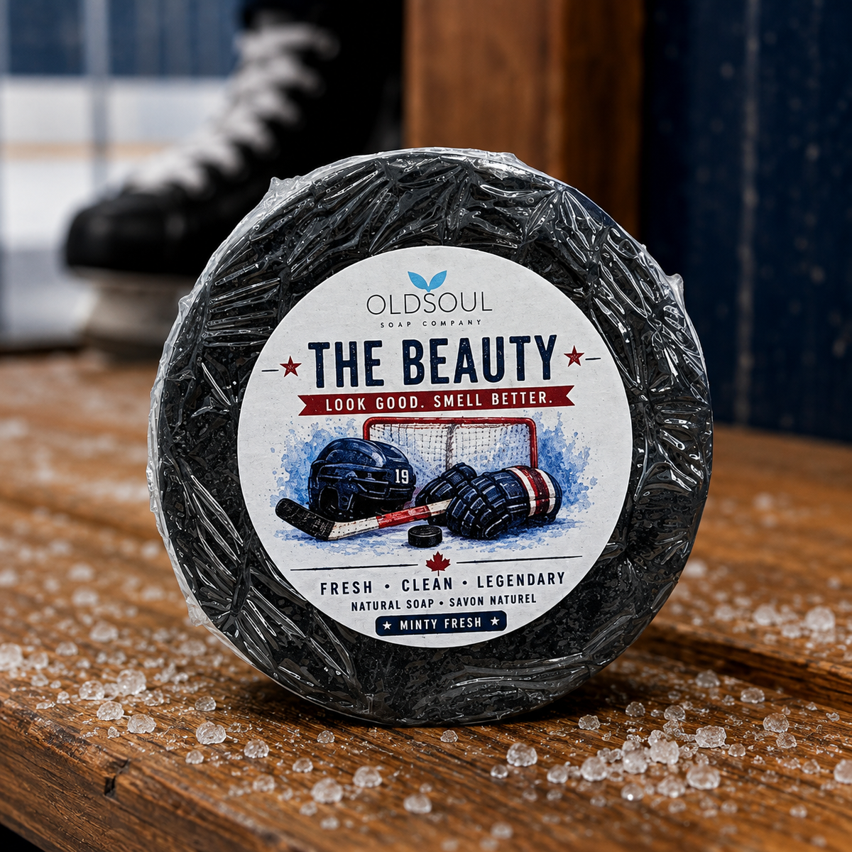 THE BEAUTY — Hockey Puck Soap + Tin