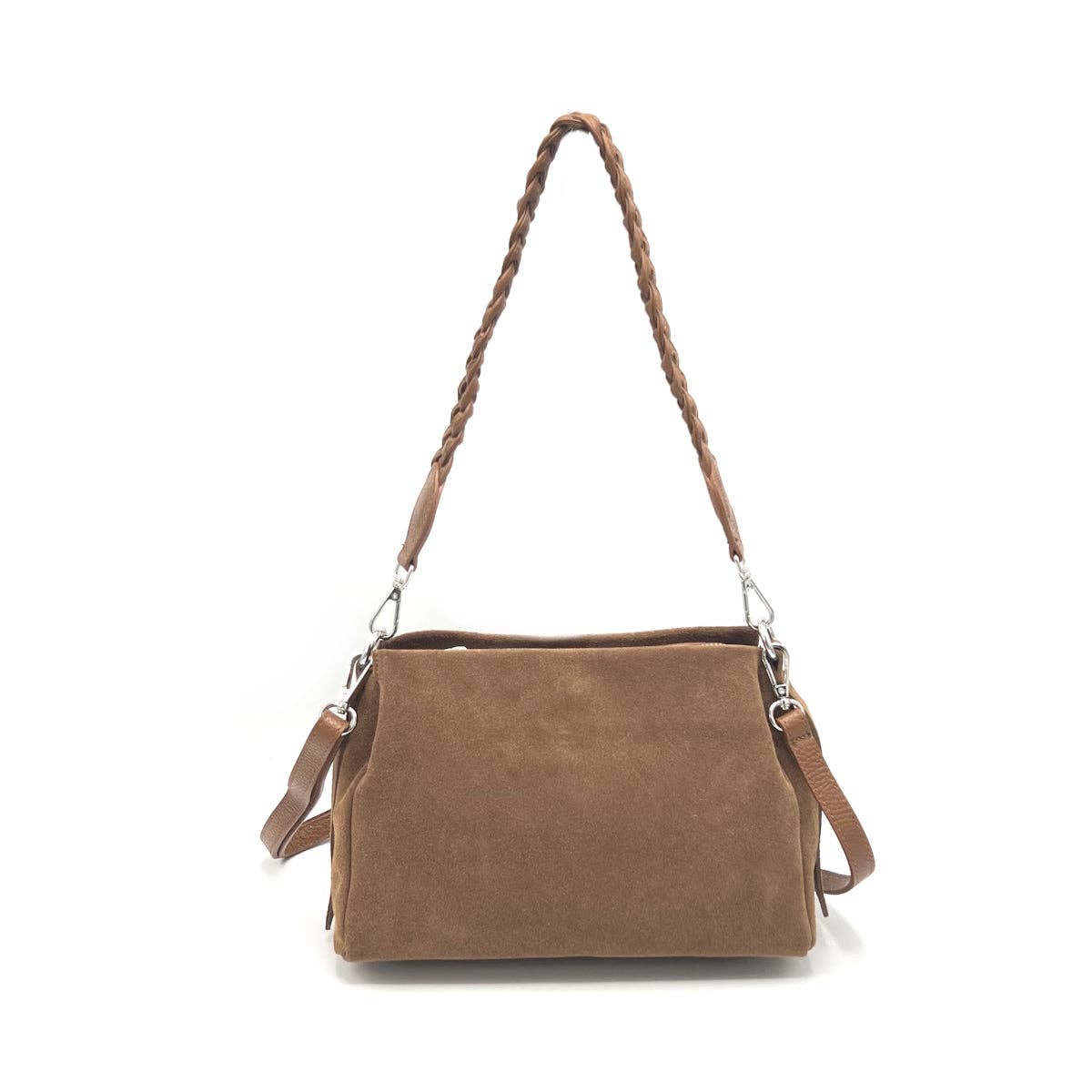 LILA- Suede leather shoulder bag