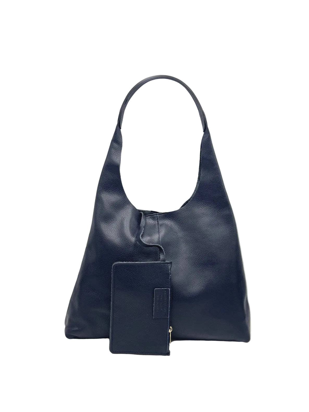 CASSANDRA: Leather Hobo Bag