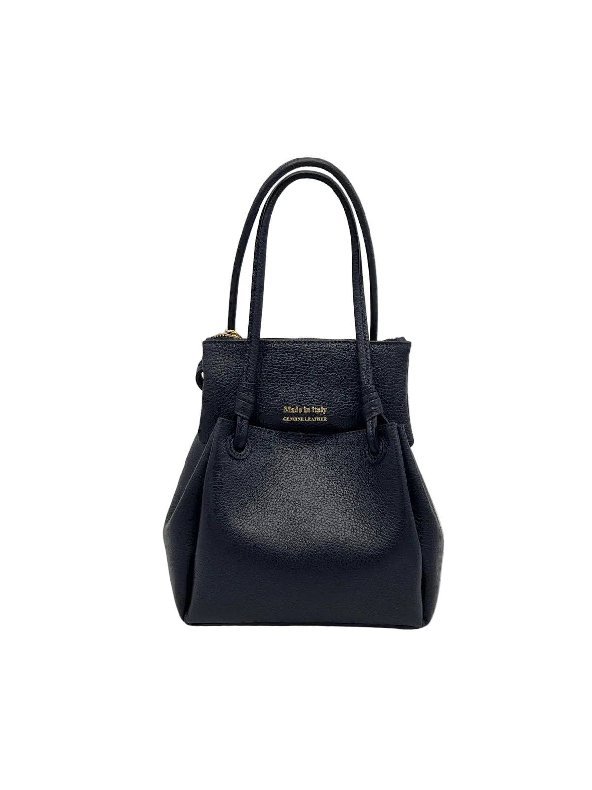 LEAH: Leather Shoulder Bag