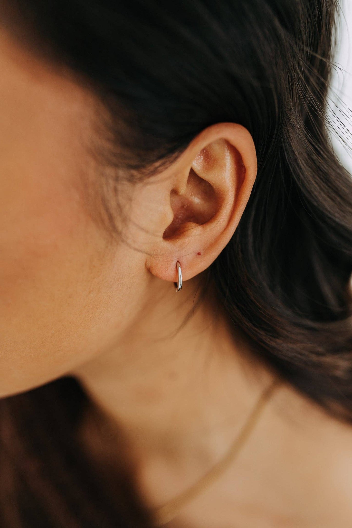 Clicker Huggies - Sterling Silver