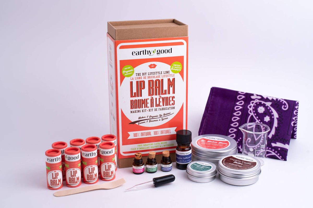 Earthy Good Organic DIY Lip Balm Kit (Adults)