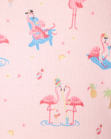 Flamingo Beach Party 2 Piece PJ Set