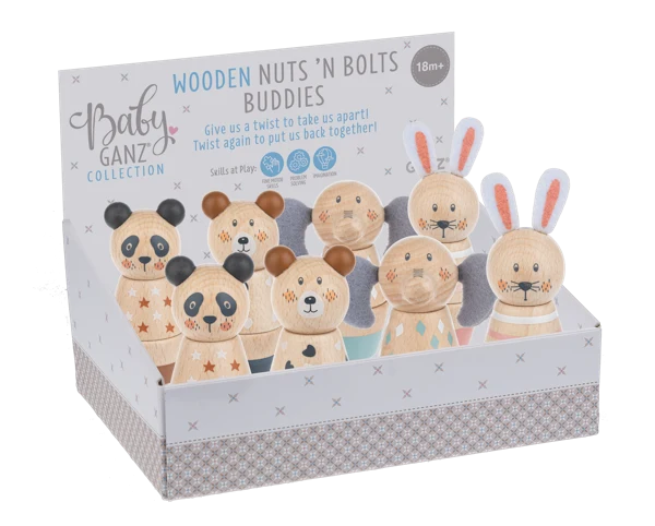 Wooden Nuts ‘N Bolts Buddies
