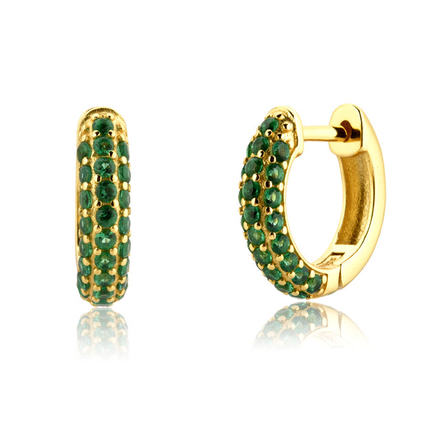 Green Pave Dome Huggies