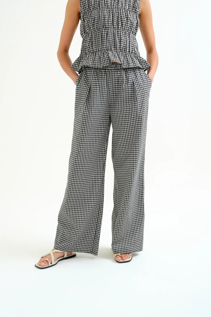 VICKY- Gingham Trouser