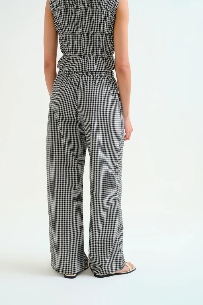 VICKY- Gingham Trouser