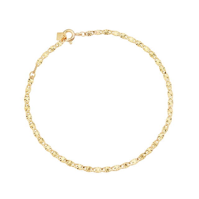 Dainty Sparkle Flat Bracelet