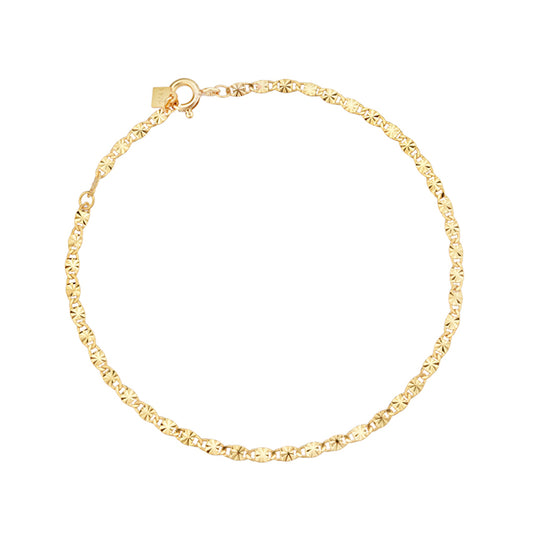 Dainty Sparkle Flat Bracelet