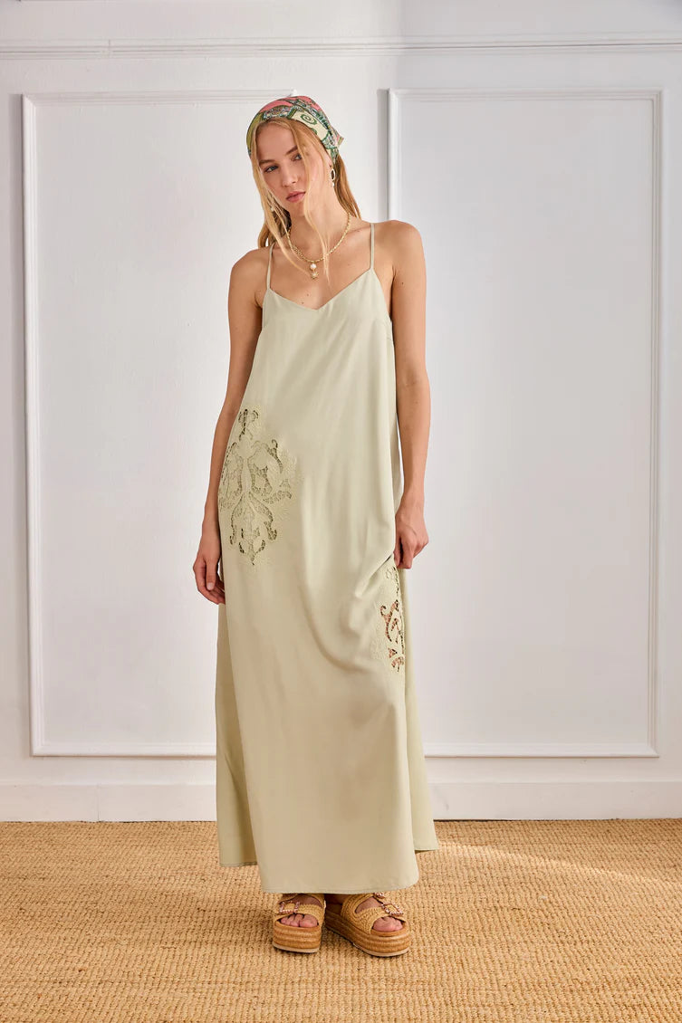 TORI- Lace Slip Dress