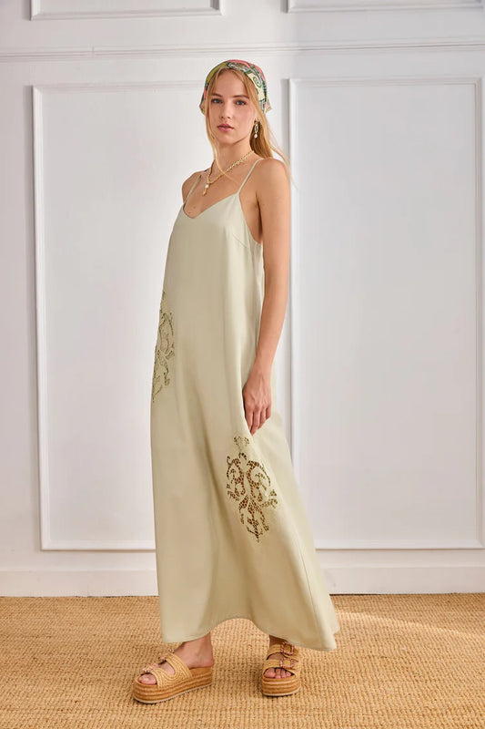 TORI- Lace Slip Dress