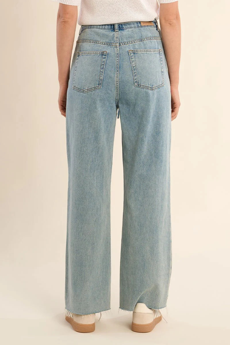 KARLA-Straight Tie Jeans