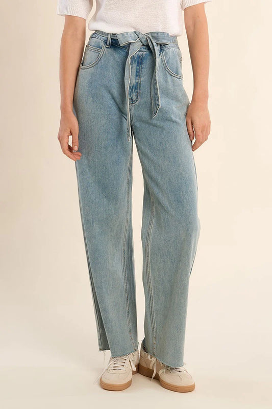 KARLA-Straight Tie Jeans