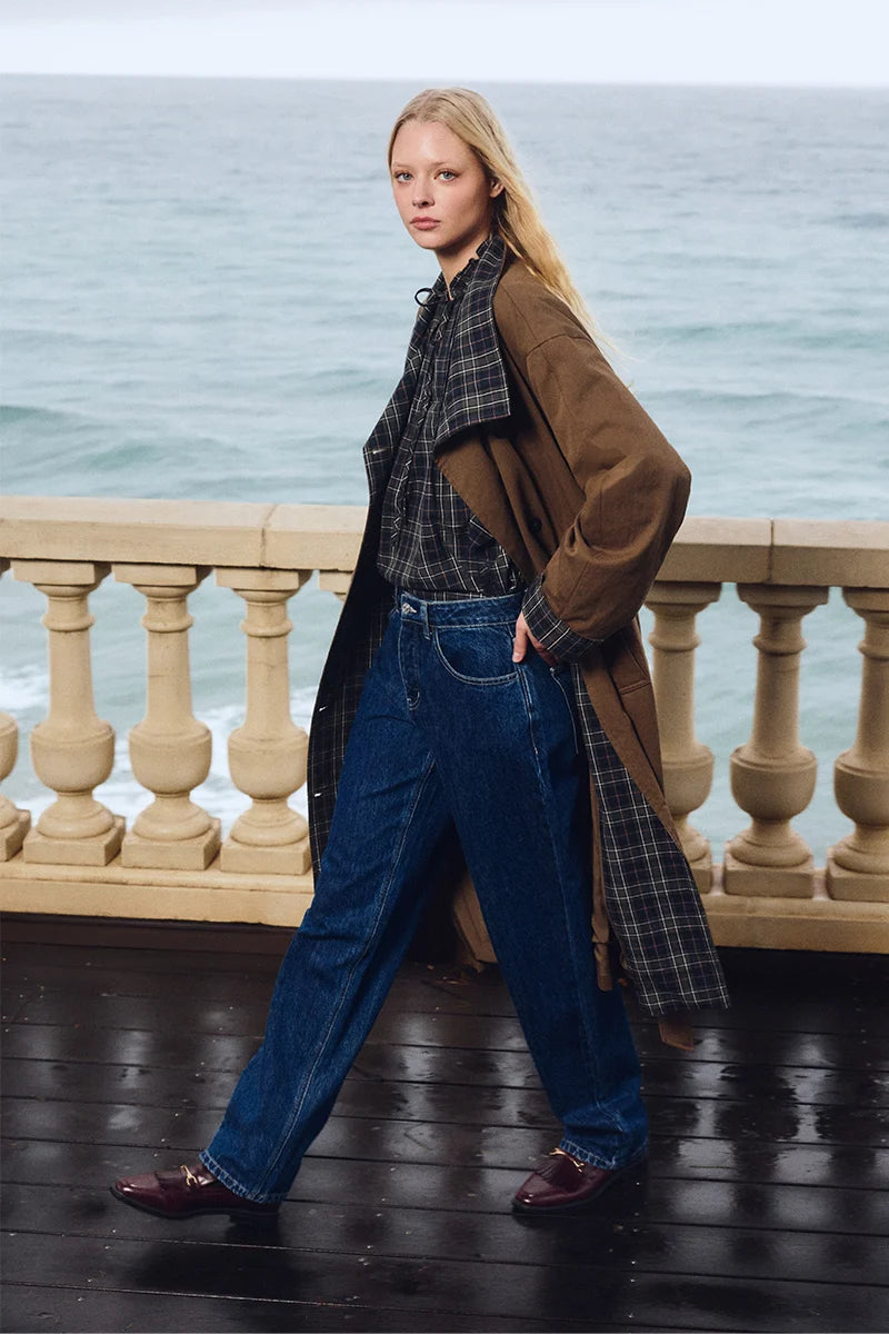 HILLARY- Belted Trench Coat